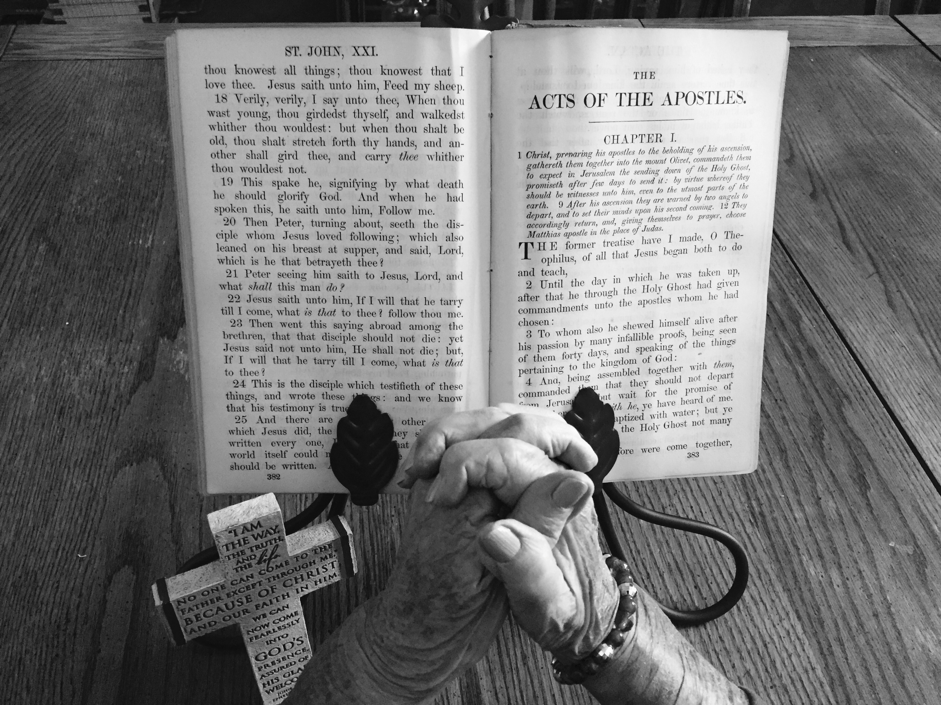 Grandma Sara Praying